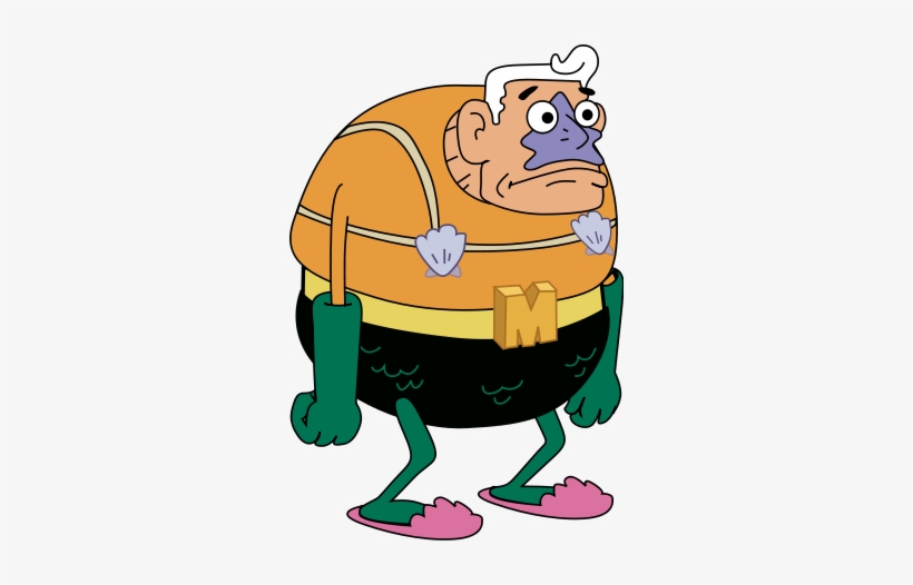 Man Ray Spongebob Png - Mermaid Man And Barnacle Boy, transparent png #1094843