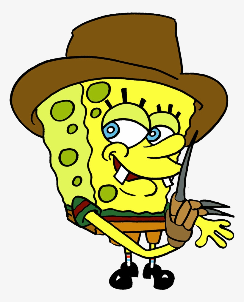 Spongebob Png - Spongebob Freddy Krueger, transparent png #1094944