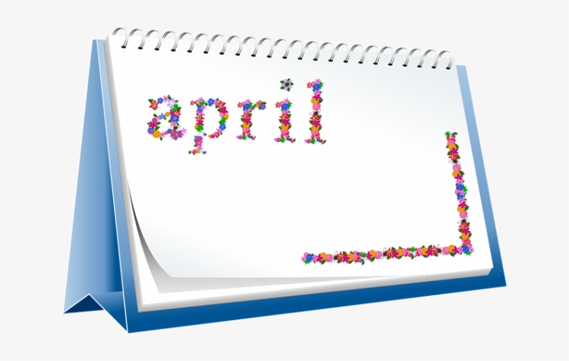 April Calendar Clipart - Transparent April, transparent png #1095047