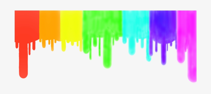 Free Download Rainbow Neon Png Clipart Desktop Wallpaper - Dripping Rainbow Transparent Background, transparent png #1095112