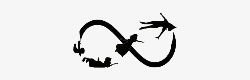 35 Images About Never Land Peter Pan On We Heart It - Peter Pan Infinity Symbol, transparent png #1095116
