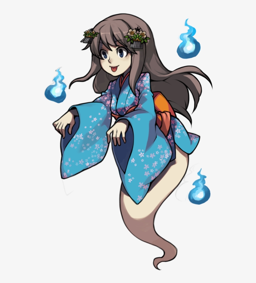Collection Of Free Anime Transparent Ghost Download - Anime Ghost Girl Png, transparent png #1095335