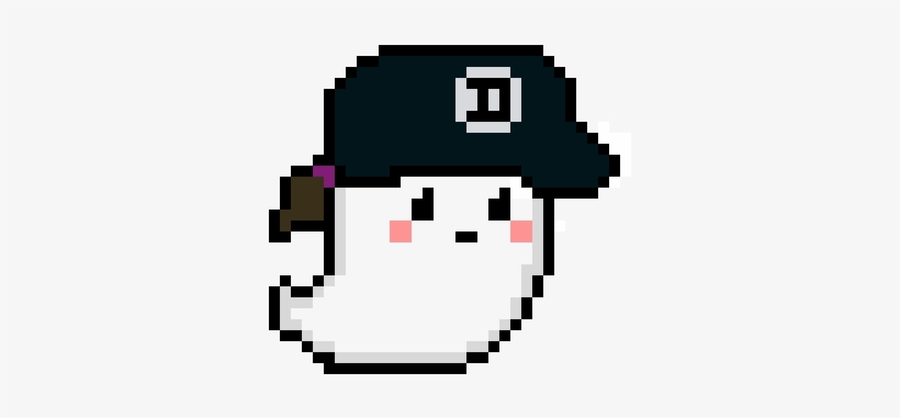 Cute Ghost Clem Hat - Cute Pixel, transparent png #1095383