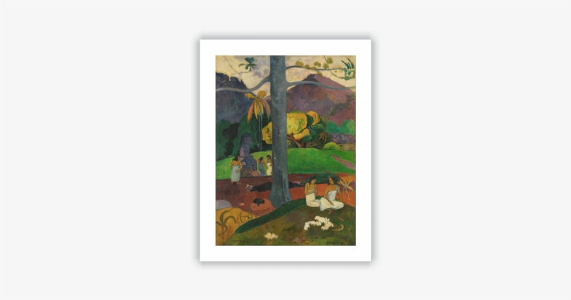 Mata Mua - Mata Mua By Paul Gauguin Art Reproduction, transparent png #1095384