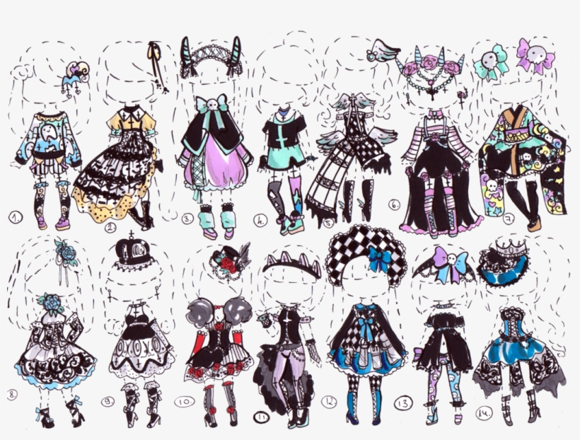 Closed Gothic Clothes By Guppie Vibes On - Clothes By Guppie Vibes, transparent png #1095385