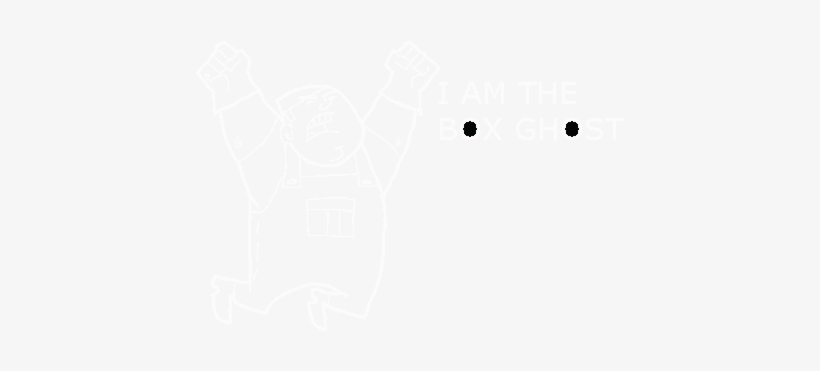 Halloween Ghost Spooky Danny Phantom Spoopy Box Ghost - Ghost, transparent png #1095449