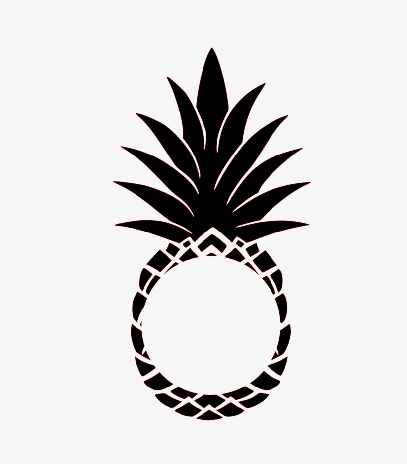 Download Pineapple-monogram - Golden Pineapple - Free Transparent ...