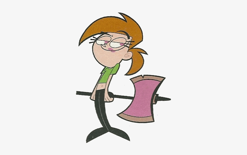 Vicky Axe - Fairly Odd Parents Coloring Pages, transparent png #1095914