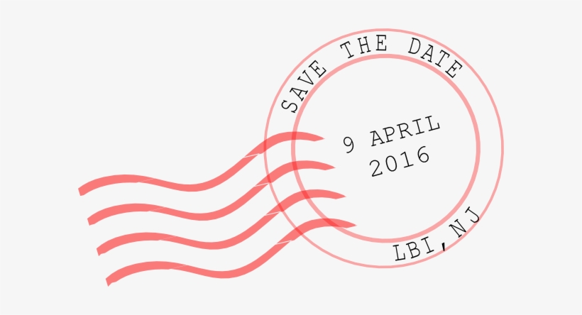 Svg Transparent Postmark Lbi At Clker Com Vector Download - Save The Date Stamp Png, transparent png #1096020