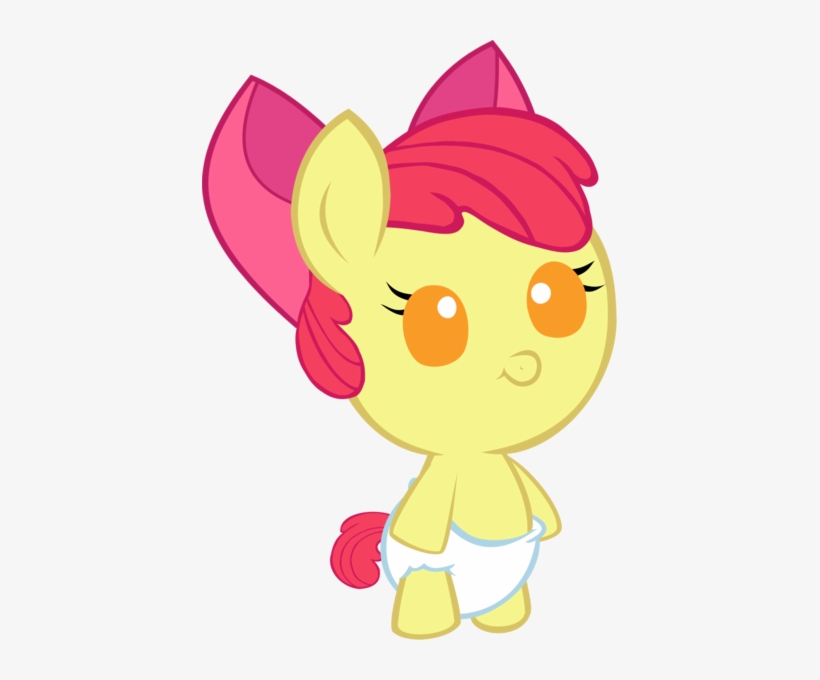 Baby Apple Bloom Stand Up - Baby Apple Bloom, transparent png #1096412