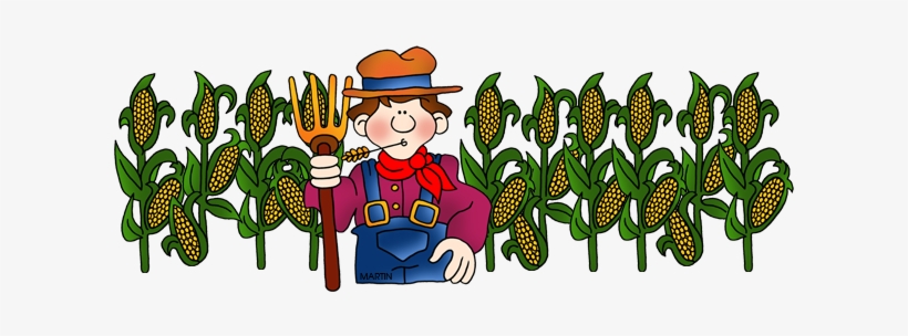 Garden Work Day Saturday - Cornfield Clipart, transparent png #1096567