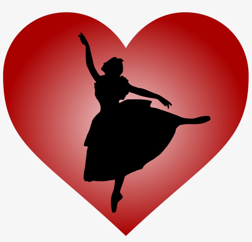 Ballet Dancer Heart - Ballet Dancer, transparent png #1096789