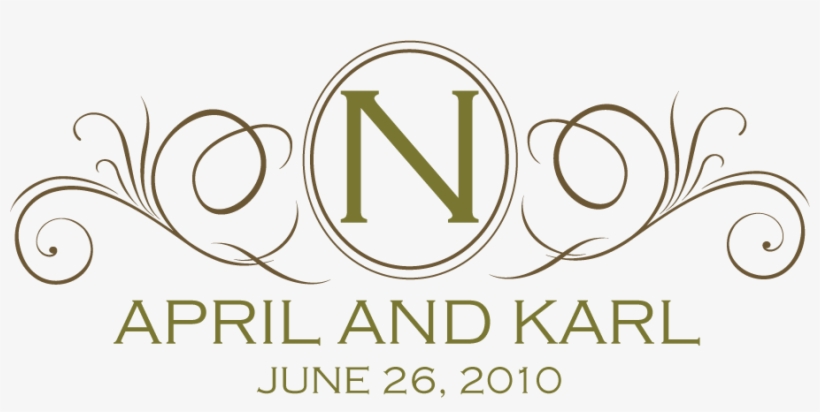 Decorative Monogram For April & Karl - Pittsburgh, transparent png #1096967