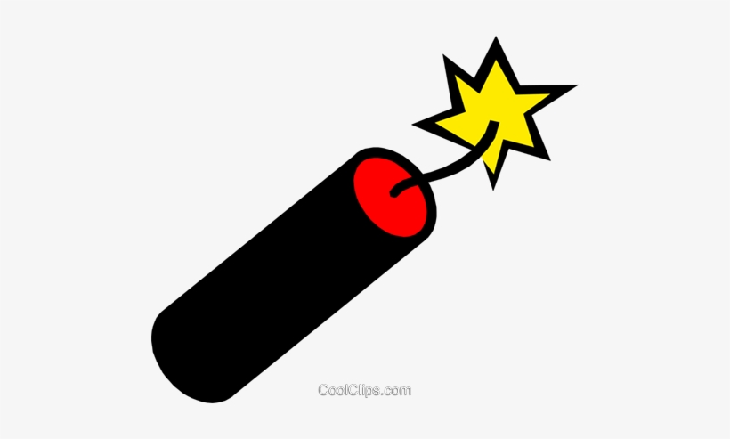 Firecracker Royalty Free Vector Clip Art Illustration - Firecracker Clipart, transparent png #1096968