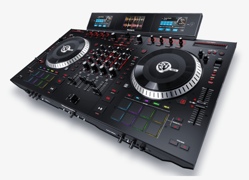 Ns7iii The Best Hands-on Controller Money Can Buy - Numark Ns7 Iii 4 Deck Serato Controller, transparent png #1096989