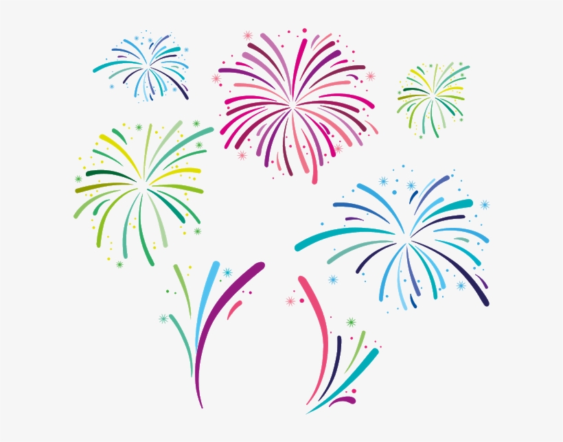 Clipart Png Crackers - Feux Artifice, transparent png #1097012
