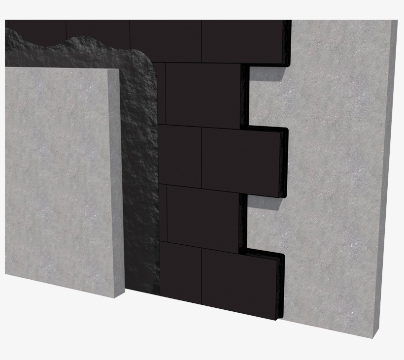 Foamglas® Slabs With Cold Adhesive Pc® - Wall, transparent png #1097270