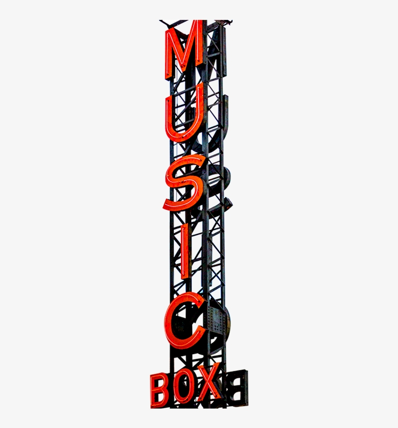 Watch The Trailer - Music Box Theatre Sign, transparent png #1097335
