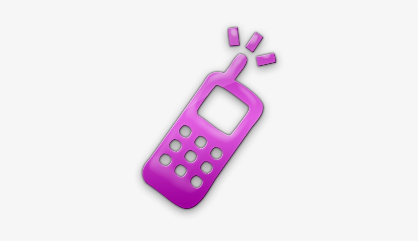 pink mobile phone icon