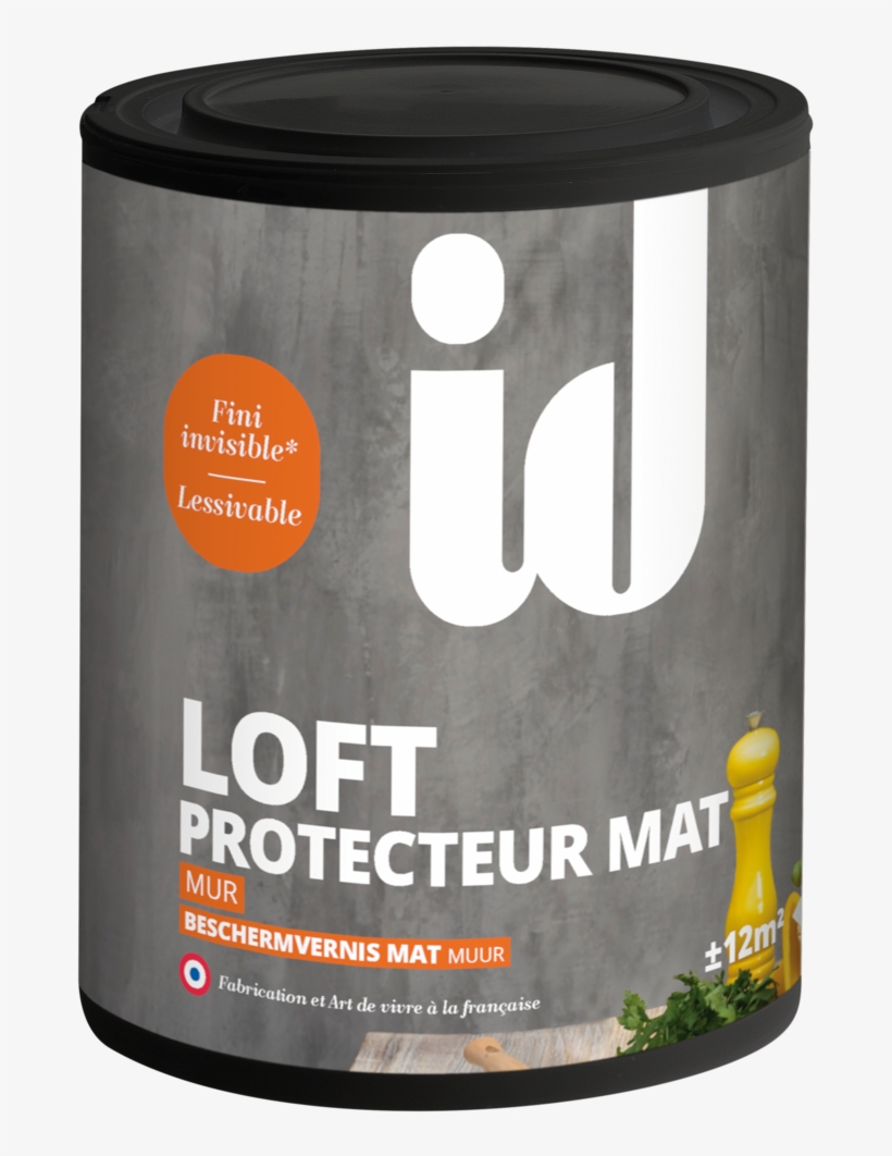 Concrete Wall Finish - Schutzlack Loft Matt 1 L, transparent png #1097930