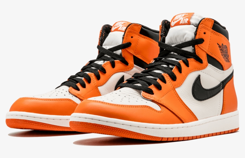 Air Jordan 1 Shattered Backboard Archives - Jordan Mens Air 1 Retro High Og Black/sail//starfish, transparent png #1098589