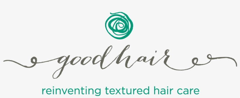 Goodhair Logo Tagline 3inch 300dpi Rgb Transparent - Snowflake Cheers Watercolor Holiday Folded Card, transparent png #1099395
