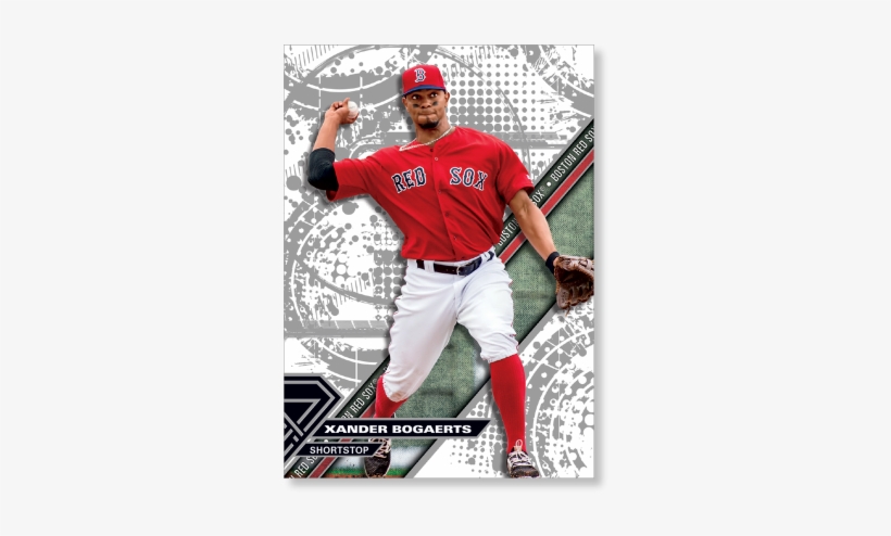 Xander Bogaerts 2017 Topps High Tek Baseball Base Poster - Baseball, transparent png #1099695