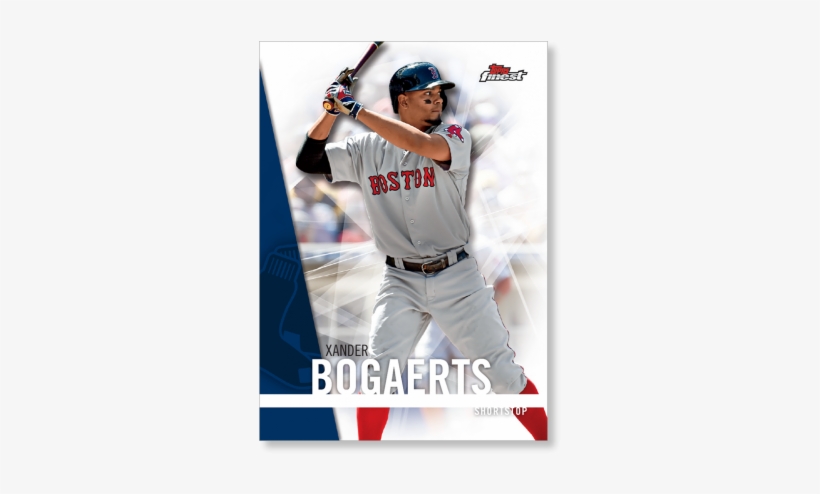 Xander Bogaerts 2017 Topps Finest Baseball Base Poster - Baseball Player, transparent png #1099744