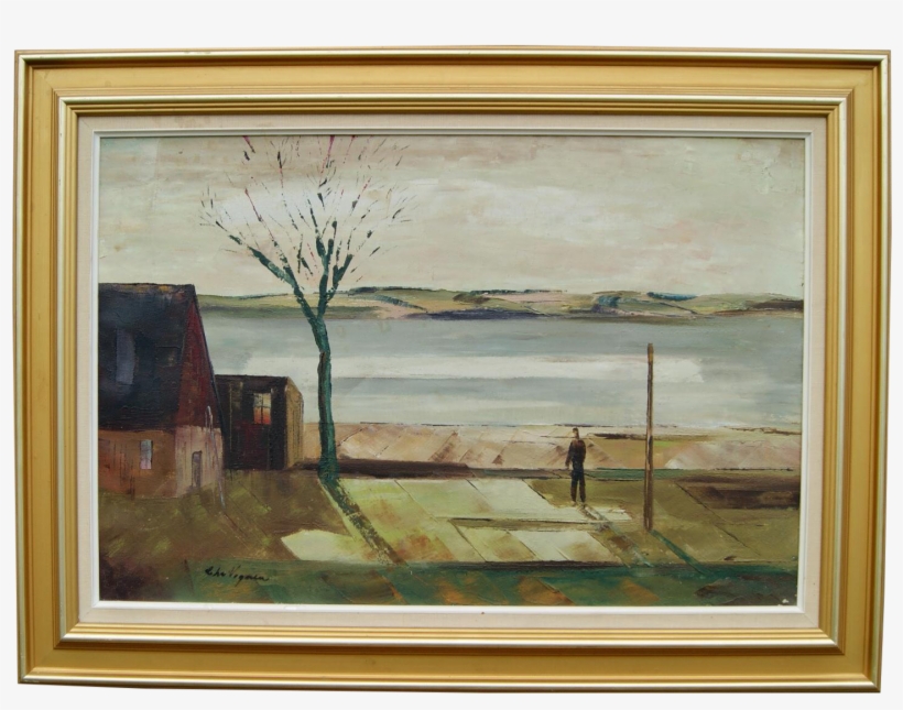 Christian Vagner Pedersen Modern Landscape Painting - Landscape Painting, transparent png #1099865