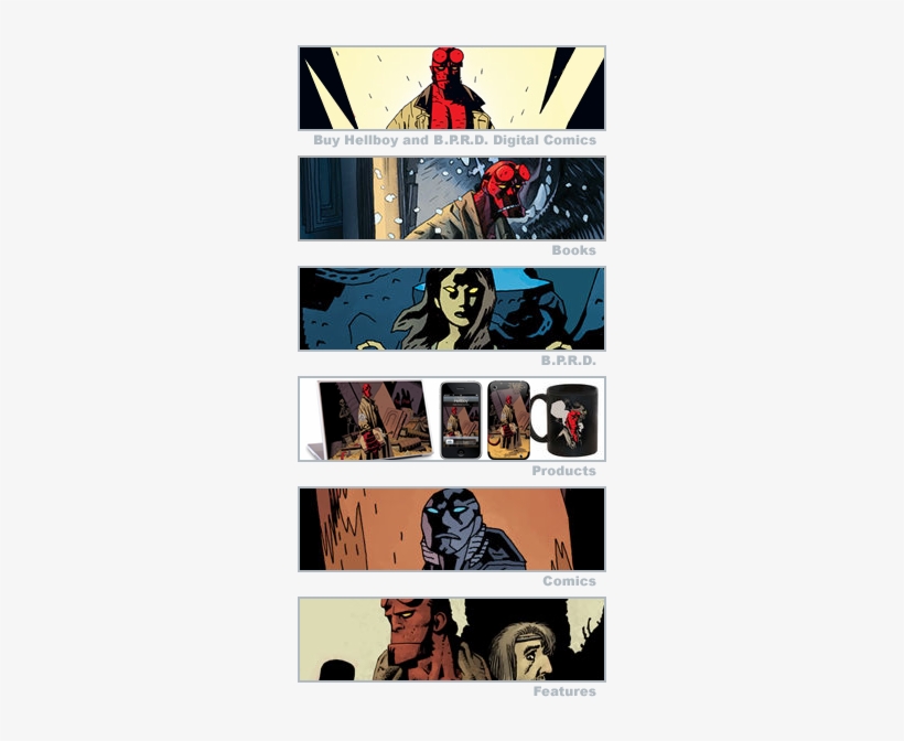 Links - Mike Mignola Hellboy Comic, transparent png #1099915