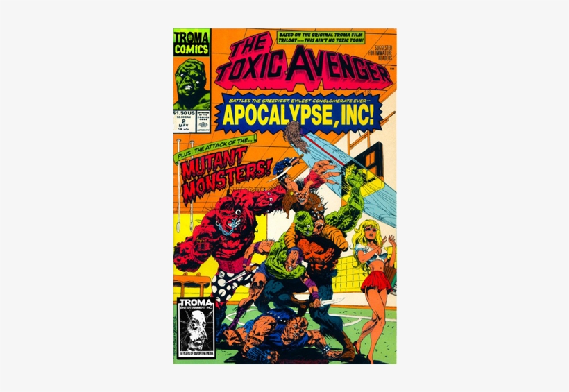 The Toxic Avenger Comic Book - Toxic Avenger Comic Book, transparent png #1099968
