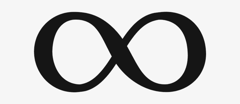 Png Infinity Symbol Banner Transparent Stock - Transparent Background Infinity Sign, transparent png #110000