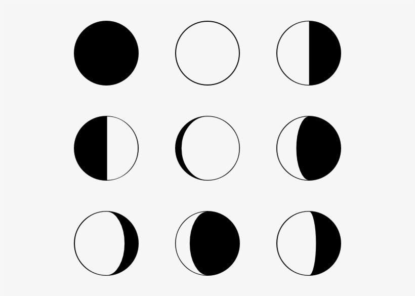 Moon Phase - Icon, transparent png #110021