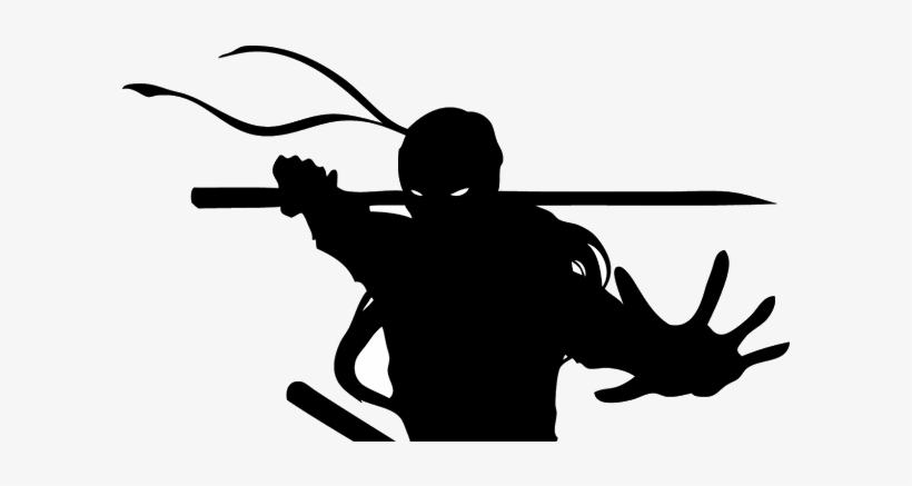 Ninja Download Png - Ninja Black And White, transparent png #110143