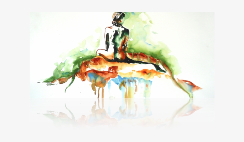 Watercolor - Self Portrait - Watercolor Painting, transparent png #110188