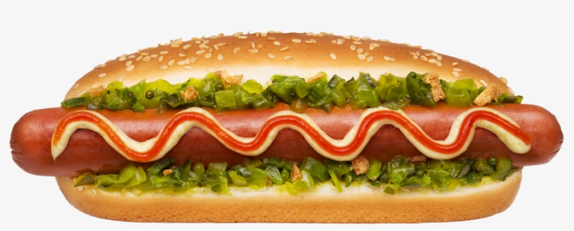 Hot Dog Png Transparent Image - Hamburger, transparent png #110331