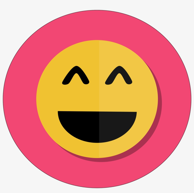 Happy Emoji Joy 3d Icon Funny Pink Free Ve - Happy Icon Png, transparent png #110358