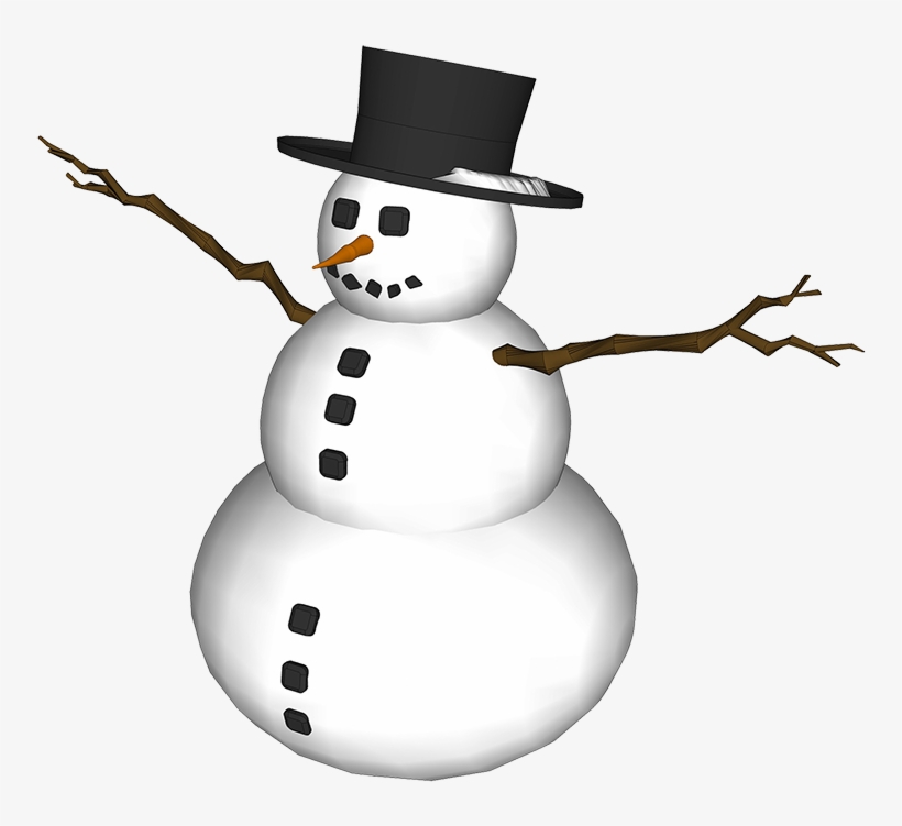 Cute Snowman Transparent Background Png - Snowman Png Transparent, transparent png #110453