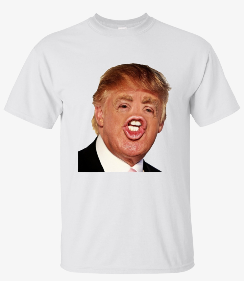 Trump Face T-shirt - Donald Trump Meme Png, transparent png #110539