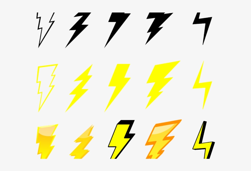 Lightning Bolt Graphics - Clip Art, transparent png #110660