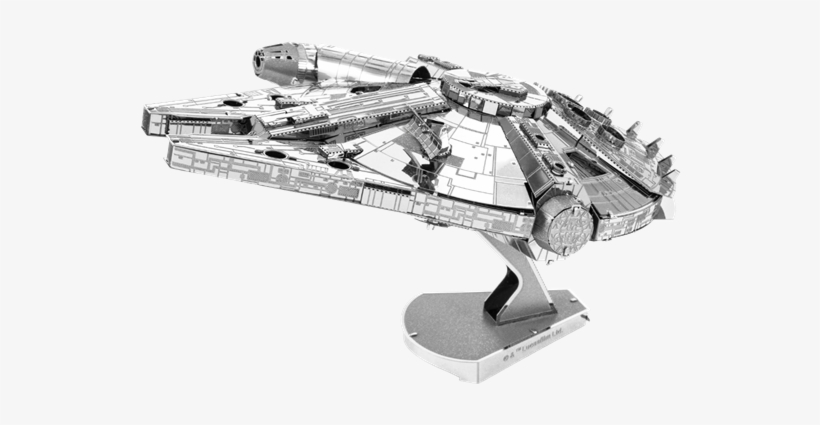 Metal Earth Iconx - Fascinations Iconx 3d Metal Model Kit - Large Millennium, transparent png #110733