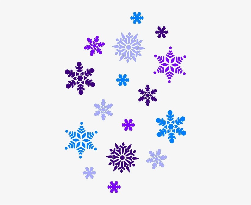 Christmas Clipart Snowflake - Falling Snowflake Clipart, transparent png #110892
