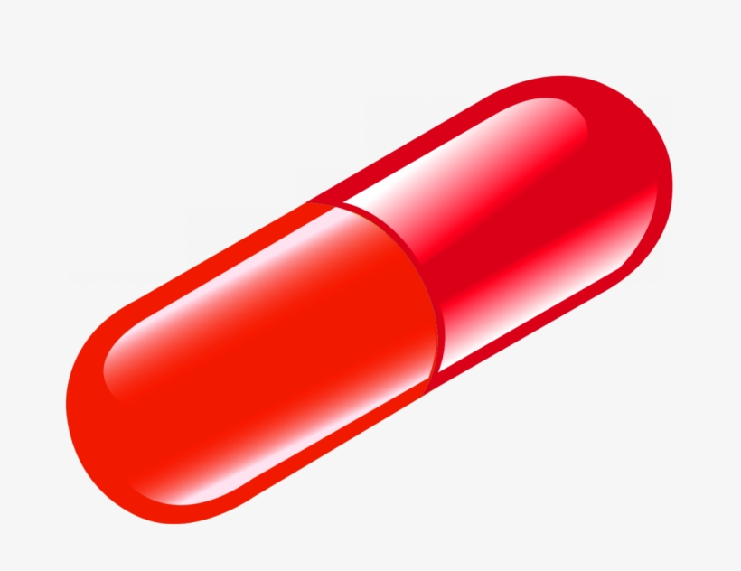 Red Pill Png - Red Pill Transparent, transparent png #110994