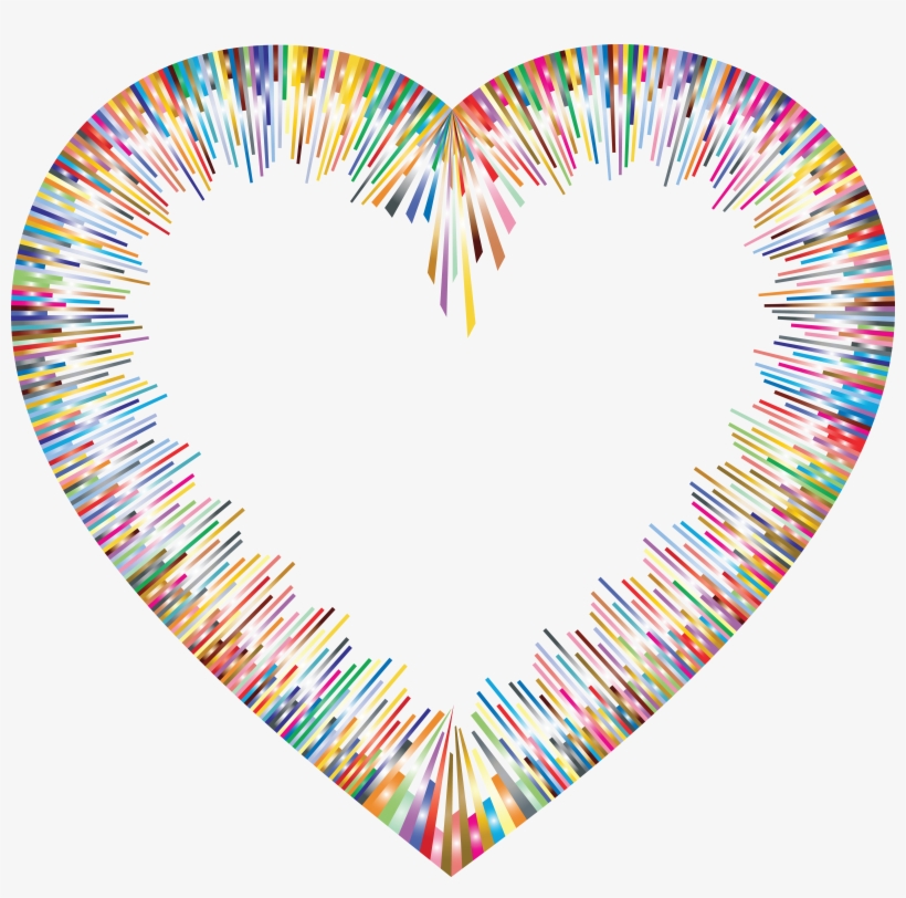 Abstract Border Png Download - Free Clipart Hearts Border, transparent png #111062
