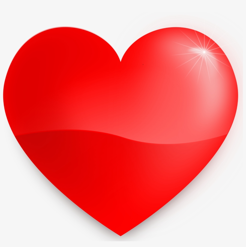 Glossy Heart, transparent png #111154