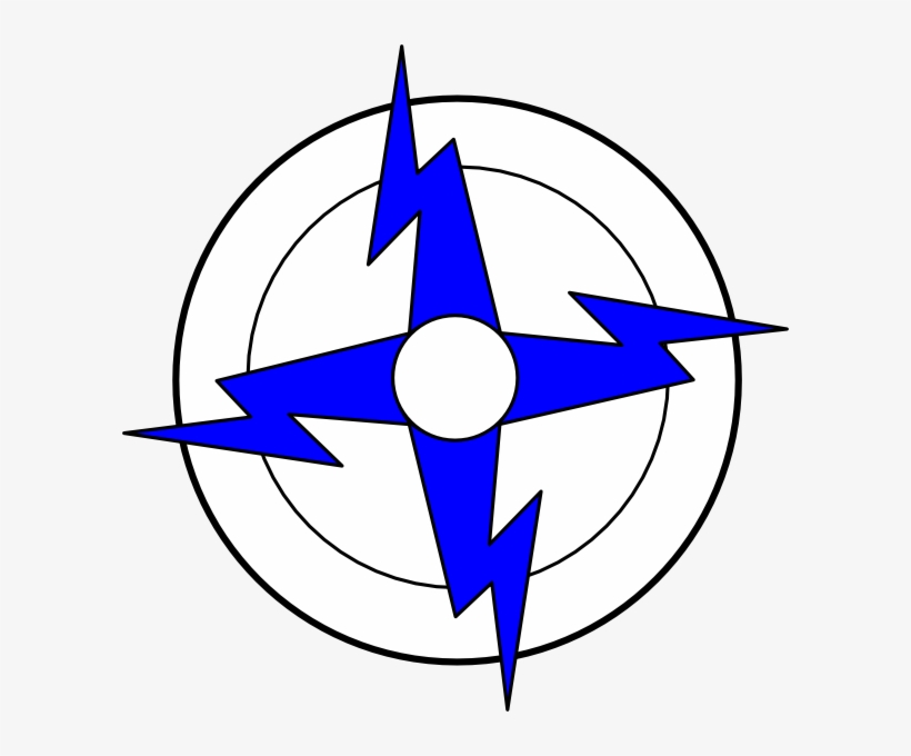 Blue Lightning Bolt Logo - Clip Art, transparent png #111325