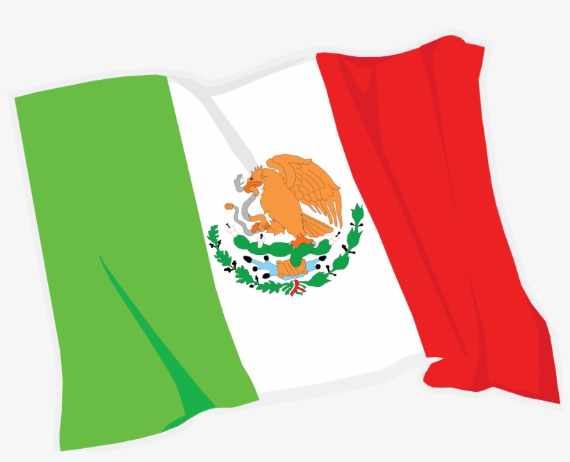 Mexico Clipart At Getdrawings - Mexican Flag Clipart Png, transparent png #111458