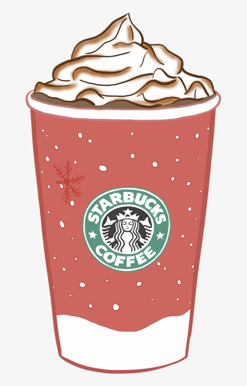 Images For > Starbucks Transparent Tumblr Pink - Christmas Starbucks Cup Png, transparent png #111527