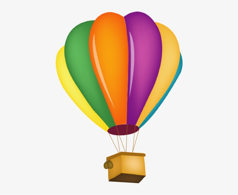 Hot Air Balloon Clip Art - Air Balloon Vector Png, transparent png #111667