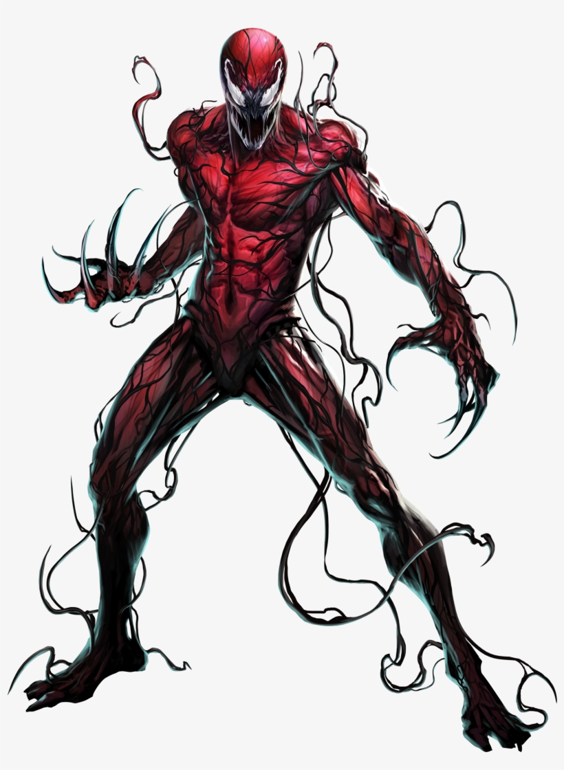 Carnage Marvel Comics, Marvel Heroes, Marvel Comic - Full Body Venom Drawing, transparent png #111825